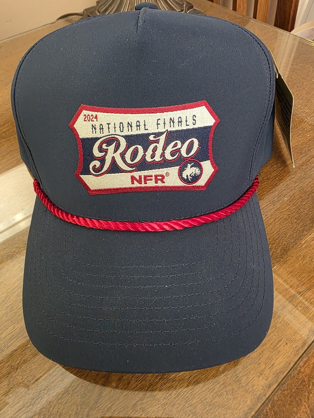 NWT Official NFR National Finals Rodeo 2024 Rope-Detail Navy Cap